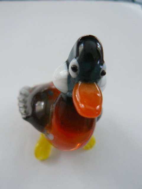 MURANO GLASS BIRD - DUCK LOVELY