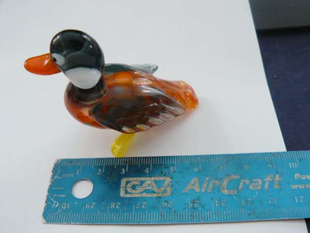 MURANO GLASS BIRD - DUCK LOVELY