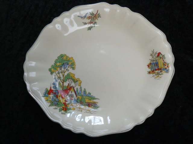 J&G MEAKING PORCELAIN PLATE ENGLAND SUNSHINE