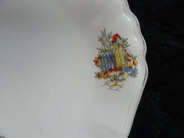 J&G MEAKING PORCELAIN PLATE ENGLAND SUNSHINE