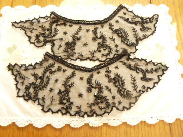 VINTAGE HAND BEADED COLLARS? VERY OLD AND LOVELY ABOUT 38 CM LONG EACH REDUCED