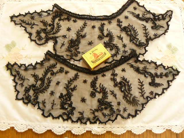 VINTAGE HAND BEADED COLLARS? VERY OLD AND LOVELY ABOUT 38 CM LONG EACH REDUCED
