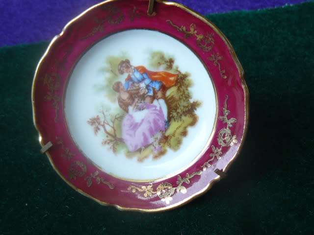 LIMOGES MINIATURE PLATE