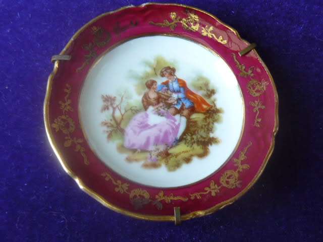 LIMOGES MINIATURE PLATE