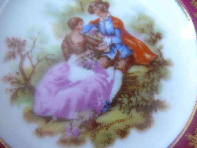 LIMOGES MINIATURE PLATE