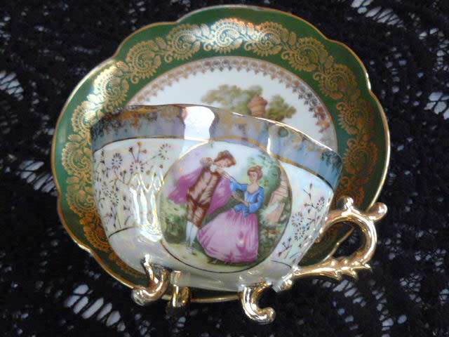 LIMOGES DUO UNUSED MINT VERY PRETTY !!!