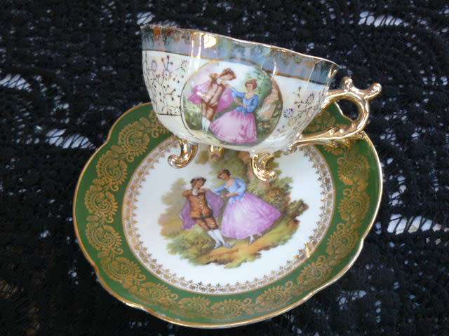 LIMOGES DUO UNUSED MINT VERY PRETTY !!!