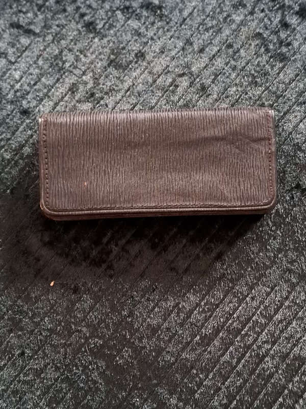 Edwardian silver mounted leather Purse/wallet REDUCE SO NICE!!!!!!!!