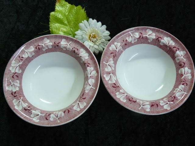 Clovendale by Ridgway Staffordshire x 2 Bowls Stamp Included