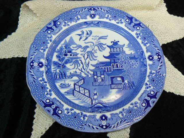 WILLOW BURLEIGH WARE ENGLAND PORCELAIN PLATE 24 CM