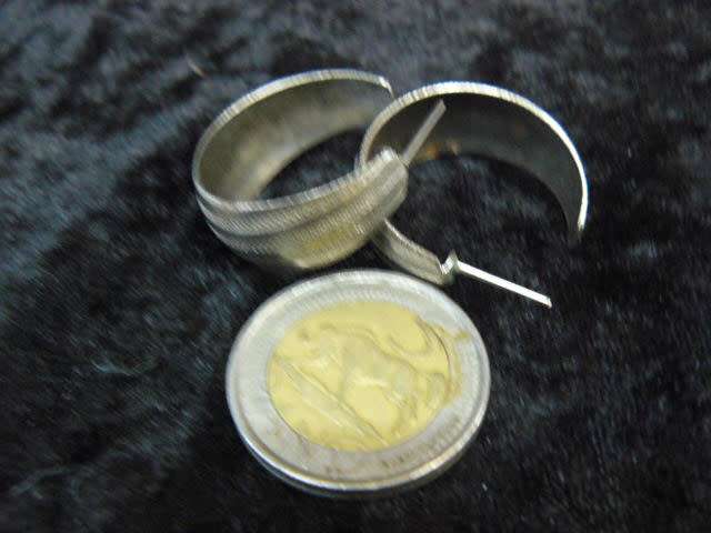 SILVER TONED FASHION EARRINGS