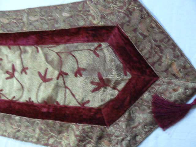 LONG 2 METER INDIAN TABLE RUNNER REDUCED !!!!!!!!!