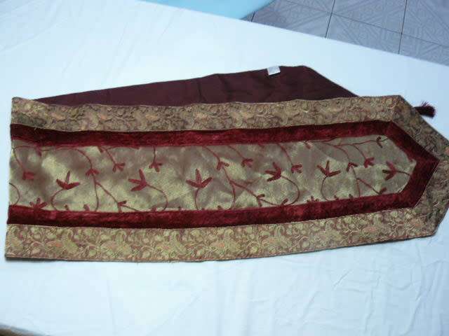 LONG 2 METER INDIAN TABLE RUNNER REDUCED !!!!!!!!!