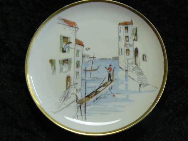 PORCELAIN WALL PLATE ALBA KUNST BAVARIA