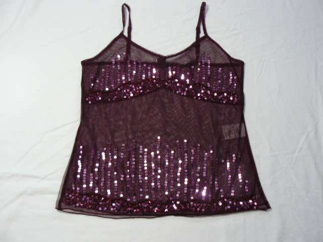 LACY VEST WITH BLING H&M