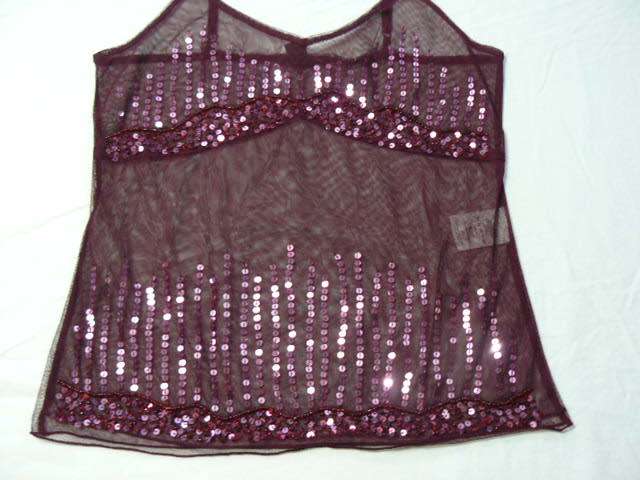 LACY VEST WITH BLING H&M