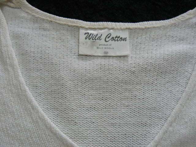 VINTAGE COTTON TOP WITH HAND CHROCHETED BOTTOM