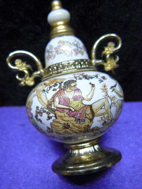 PERFUME BOTTLE REFILLABLE PORCELAIN