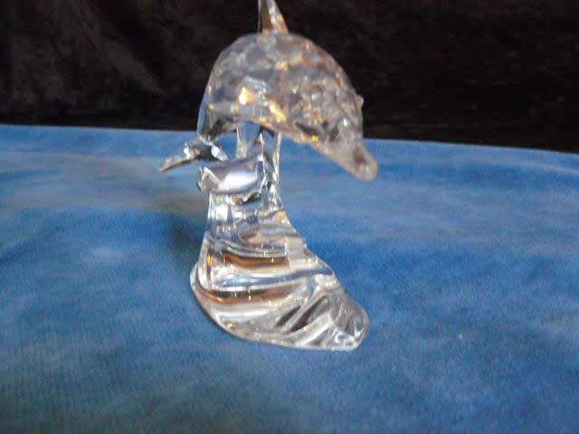 SWAROVSKI DOLPHIN IN BOX collectable limited item !!!!!!!!!!