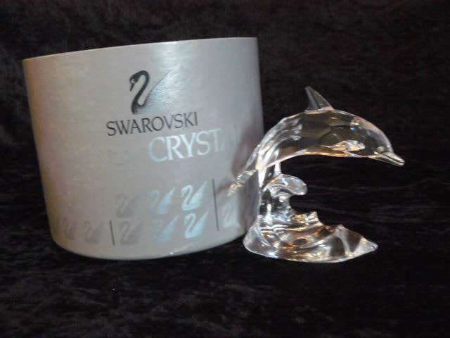 SWAROVSKI DOLPHIN IN BOX collectable limited item !!!!!!!!!!