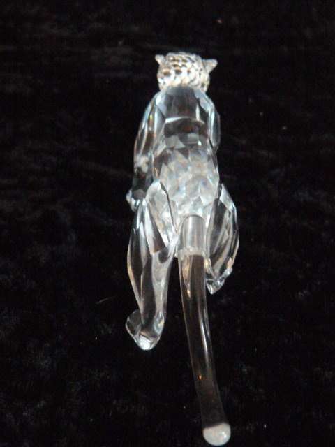 SWAROVSKI LEOPARD / CHEETA RETIRED IN BOX 2OO4 DESIGNED BY MICHAEL STAMEY MINT CONDITION