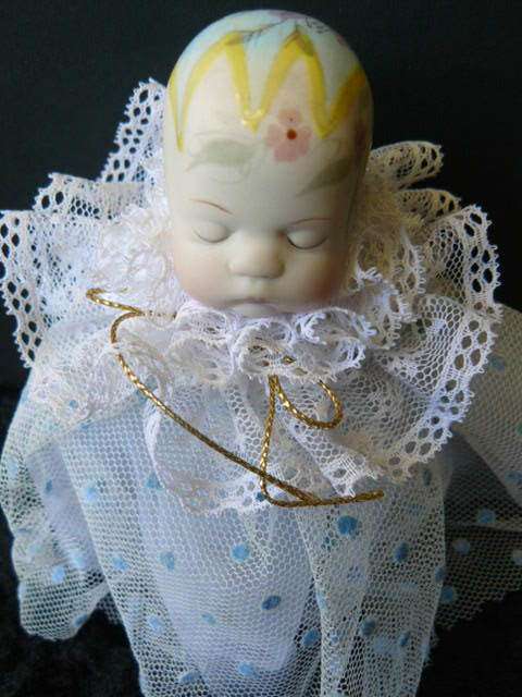 DOLL HAND MADE PAINTED HEAD SLEEPING  SO CUTE!!!!!!