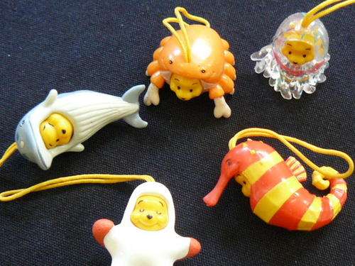 WINNIE THE POOH UNDER THE SEA COLLECTABLE TOYS