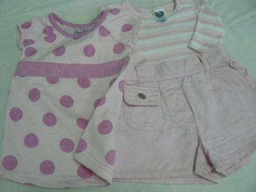 0 - 3 M TOP, DRESS AND SHORTS