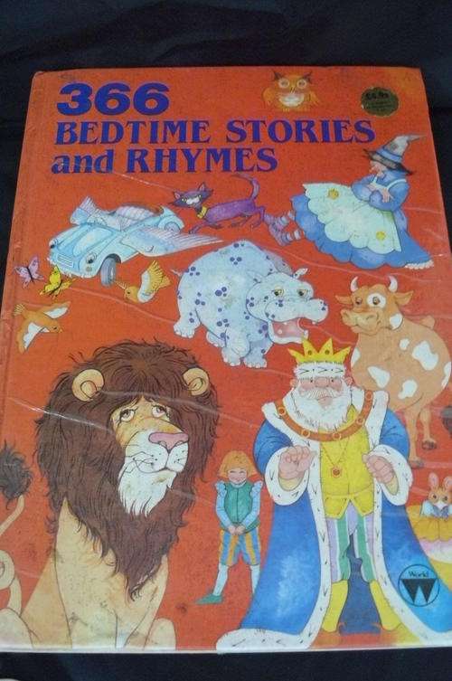 366 BED TIME STORES AND RHYMES OLD CHILDRENS BOOK