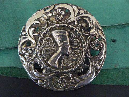 VINTAGE BELT BUCKLE AND BELT