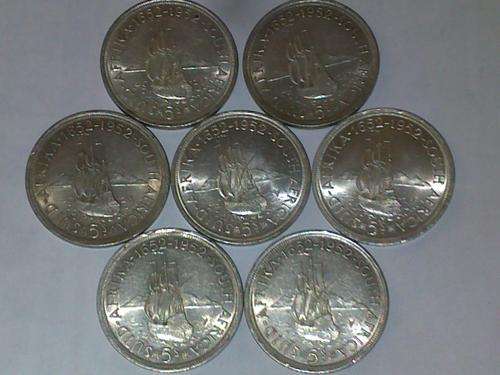 xx7 1952 5 SHILLING COINS-AU DETAILSxx