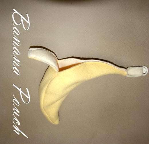 Banana Sleeping pouch for Sugar gliders