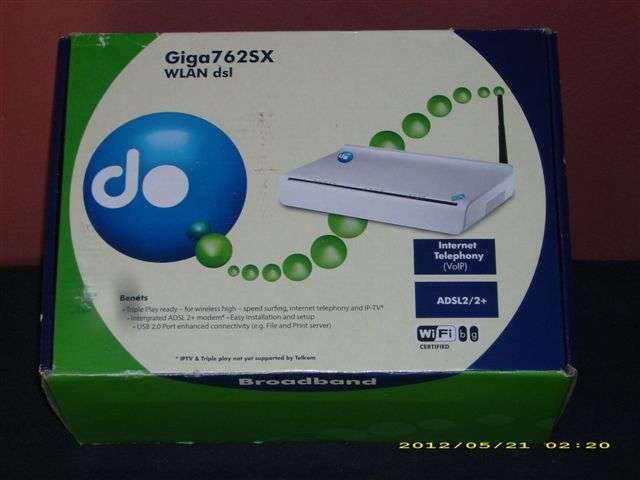 Giga 762SX WLAN dsl