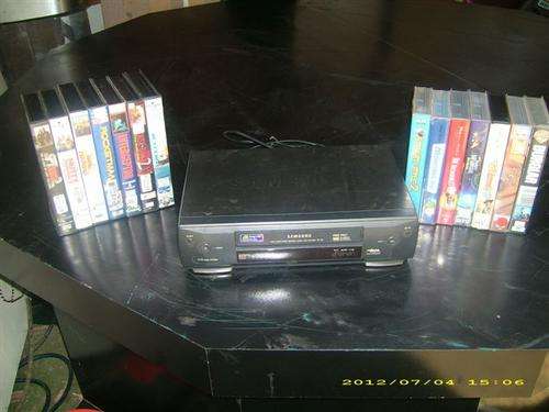 Samsung Diamond Head VHS player
