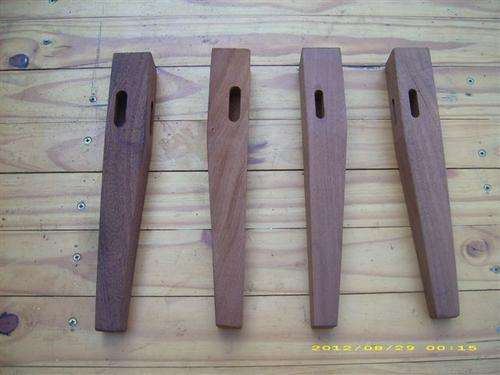 Square Meranti Table Legs