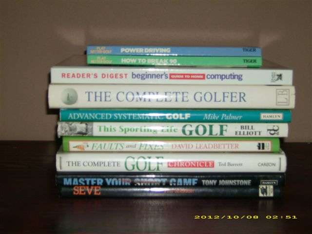 The Golfer's book collection