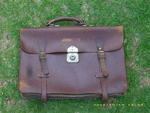 Vintage Leather School Bag