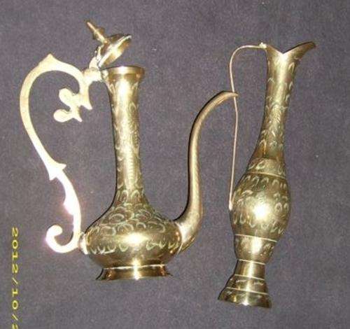 Brass decanter & Pitcher