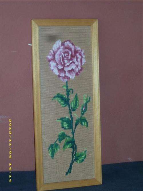 Framed Rose Tapestry