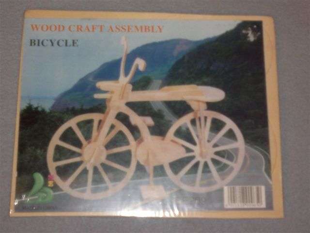 Woodcraft assembly bicycle