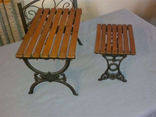 Miniature Cast Iron tables