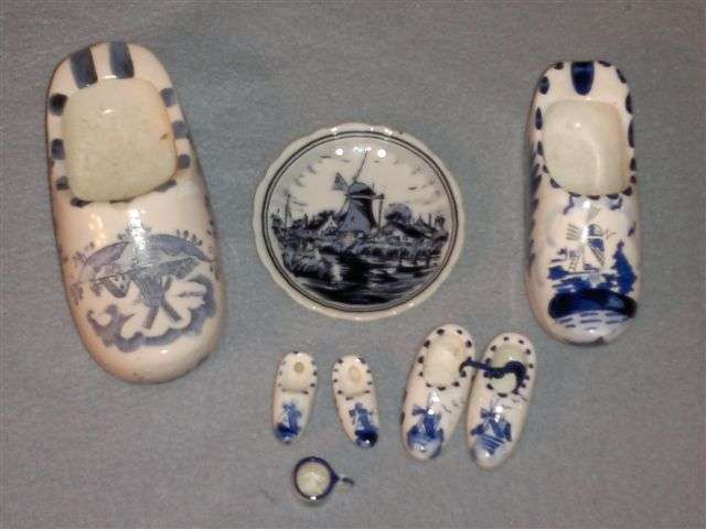 Delft Holland plate & Clogs