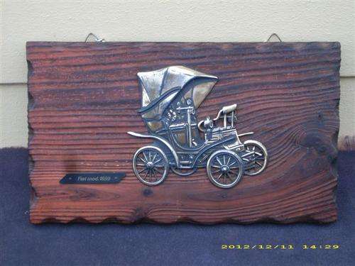 1899 Fiat Wall Plaque