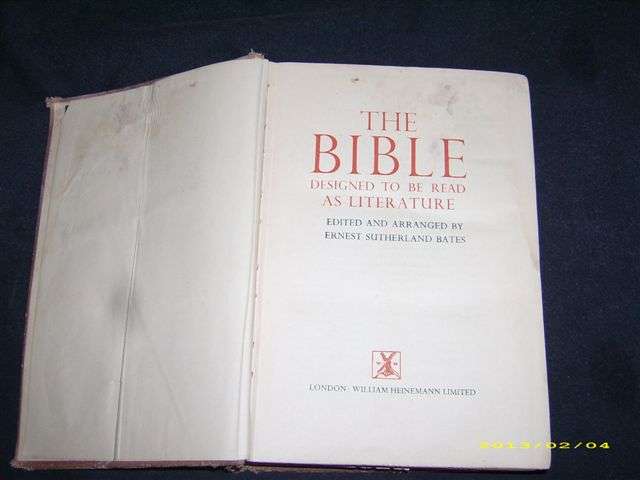 The Bible Designed To Be Read As Literature