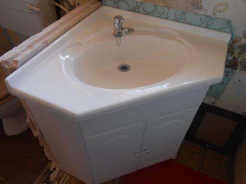 Corner Basin with Cabinet