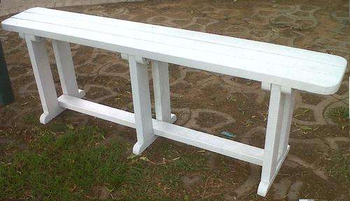 1.8m SCHOOL BENCH - 4 SEATER (WITHOUT BACK)