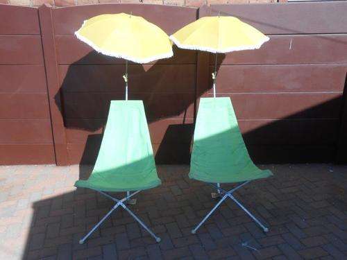 VINTAGE KOHR MINI-CAMP DRACULA FOLDING DECK CHAIR