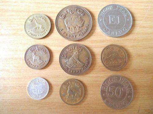 COLLECTION OF CASINO COINS