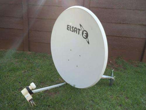 ELSAT 850MM SATELLITE DISH WITH TWIN LNB