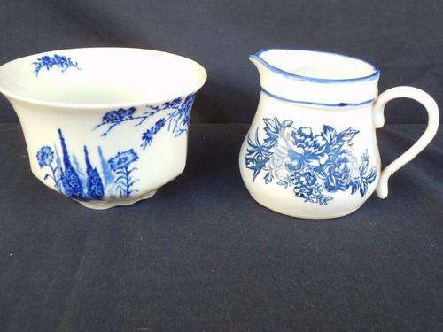 MYOTT & SON ENGLAND SUGAR BOWL & CREAMER